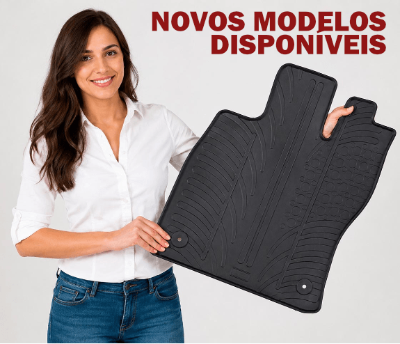Descubra os novos modelos de tapetes de borracha para carro.