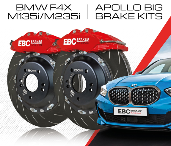 NOVO EBC BRAKES APOLLO BIG BRAKES para BMW F4X ( M135i e M235i )