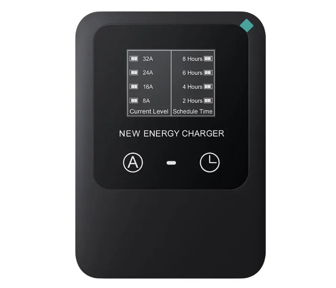 CARREGADOR CARRO ELÉTRICO / ESTAÇÃO CARGA 32A / 22KW / 10 M / LCD / TIPO 2 / SEM FICHA TRIFÁSICO