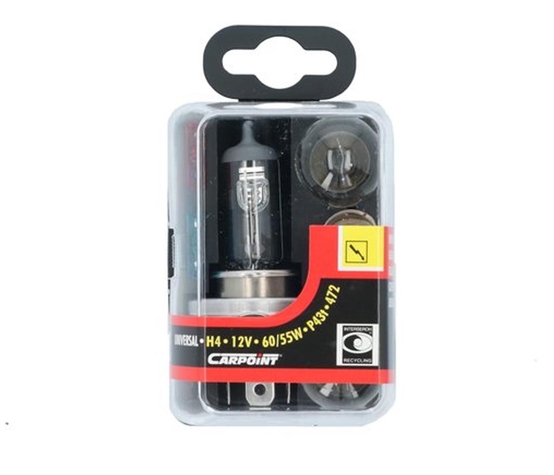 KIT LAMPADAS RESERVA H4 0725001 CARPOINT