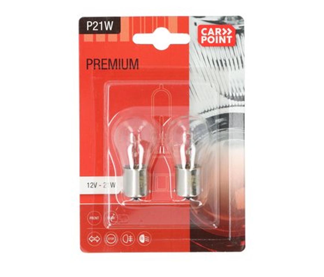 LAMPADA P21W BA15S 12V CARPOINT 0760102
