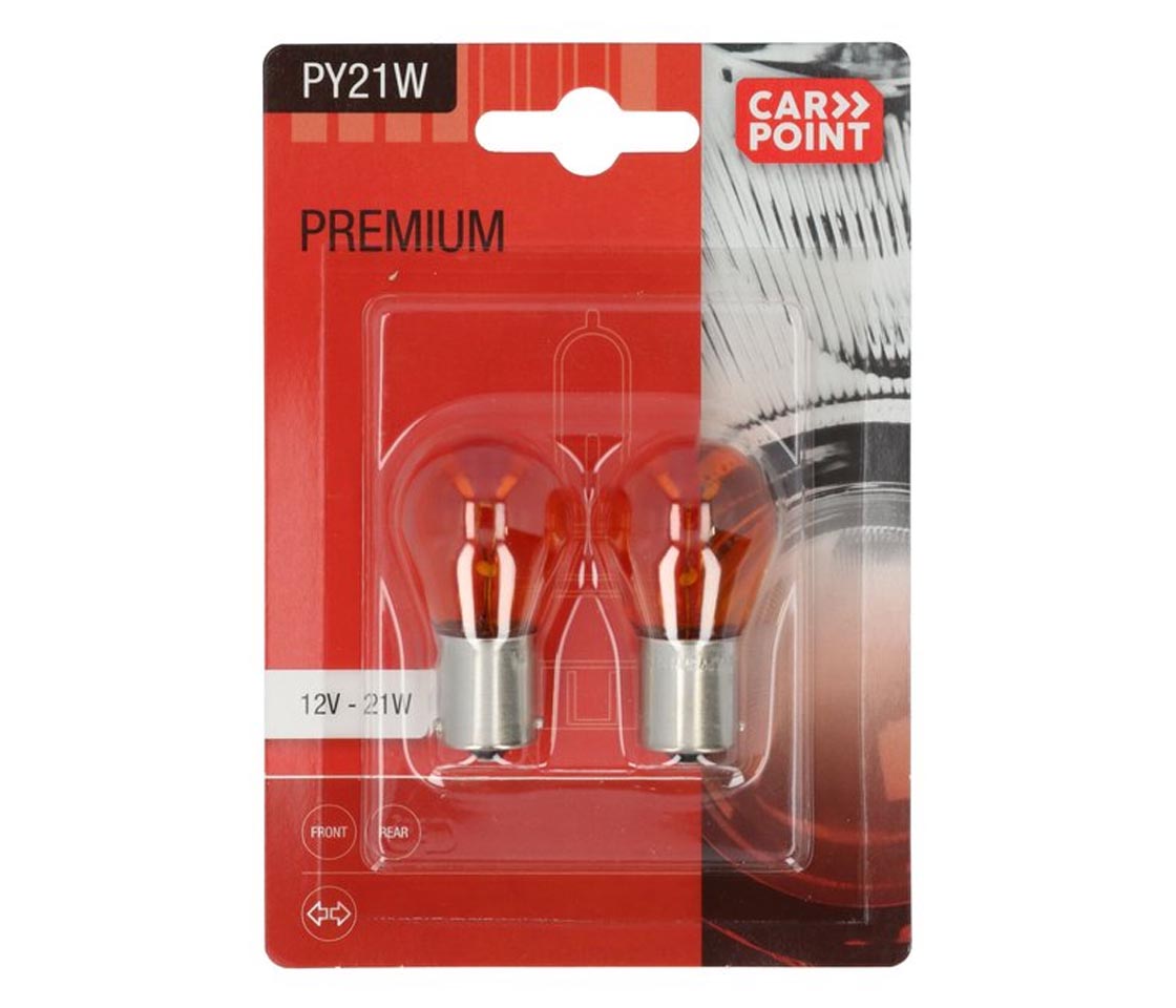 LAMPADA PY21W BA15S LARANJA 0760103 CARPOINT