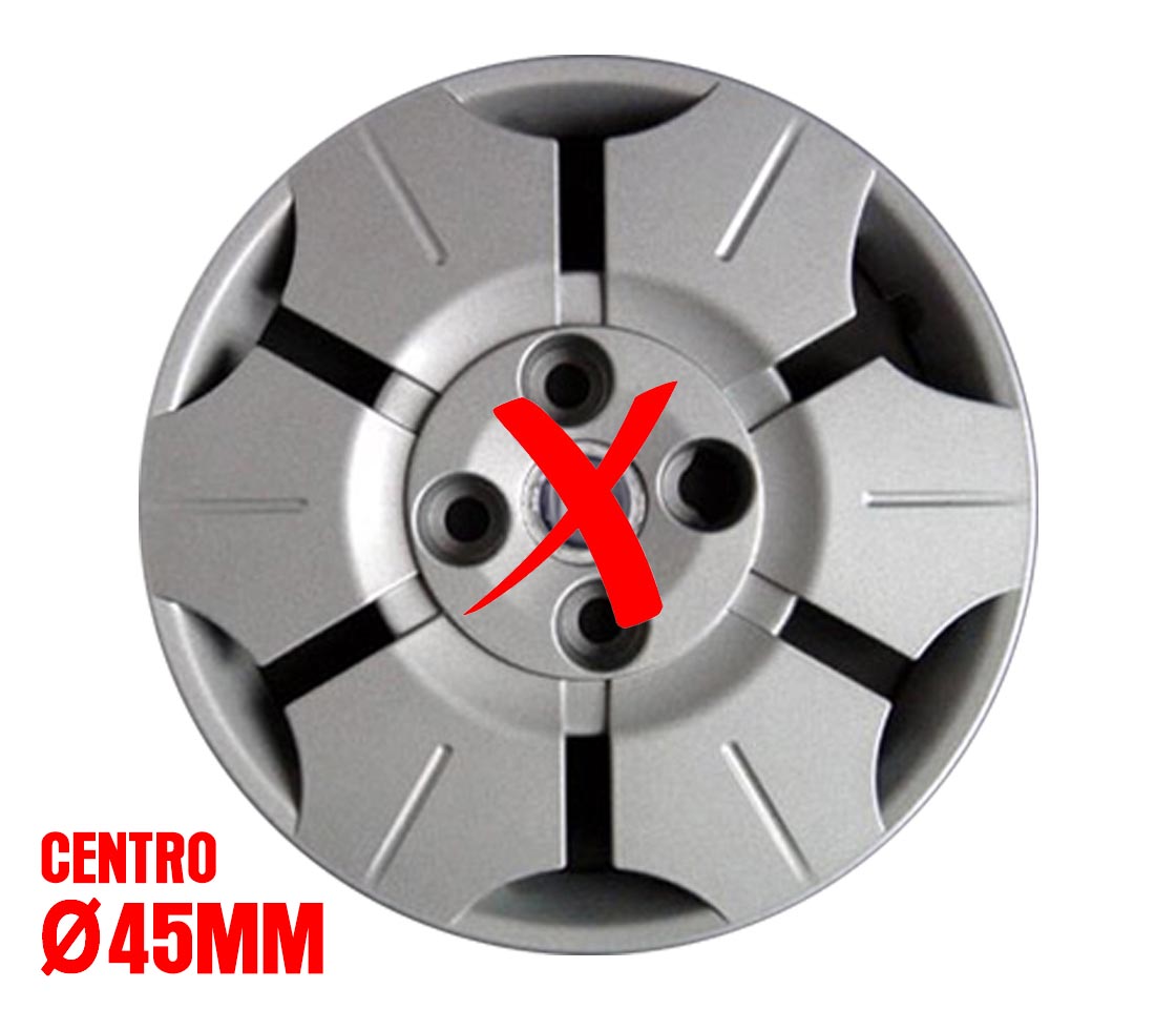 TAMPÕES JANTES PARA FIAT PANDA 717-13 FARAD