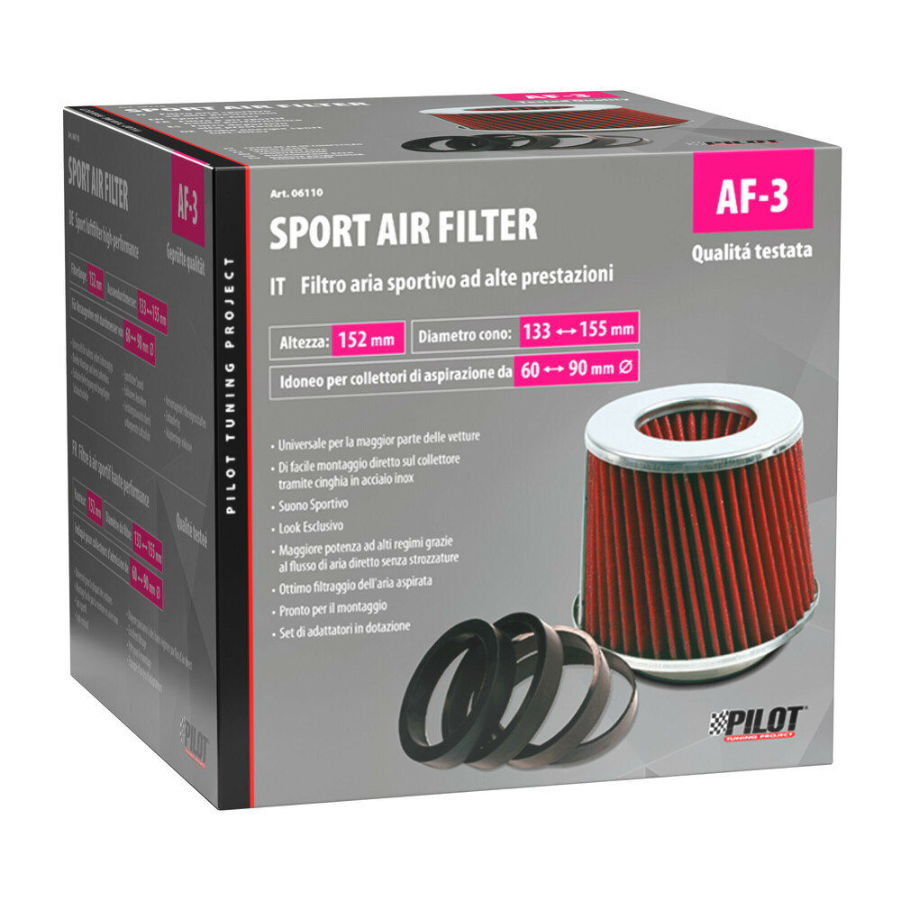 FILTRO DE AR UNIVERSAL CÓNICO 60>90MM LAMPA