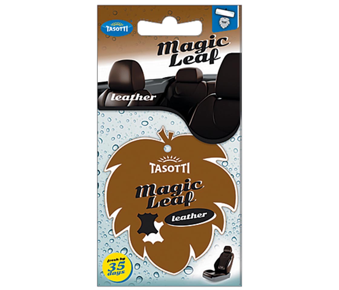 AMBIENTADOR TASOTTI MAGIC LEAF LEATHER PARA CARRO & CASA