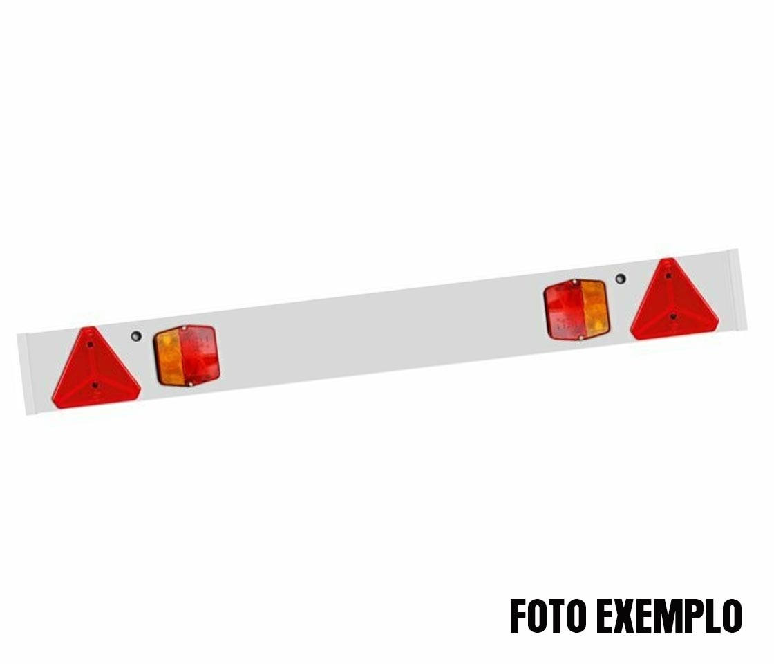 PLACA FAROLINS PARA REBOQUES BRANCA 50661100292