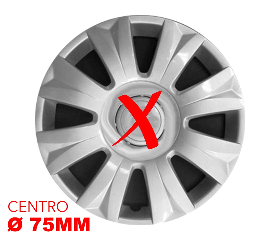 TAMPÕES JANTES PARA CITROEN C3 PICASSO 489-15CT  FARAD