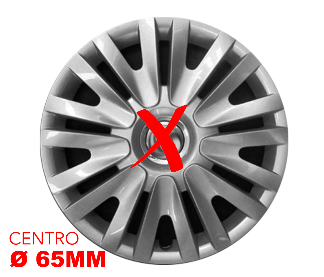 TAMPÕES JANTES PARA VW POLO 2009» 490-15VW FARAD