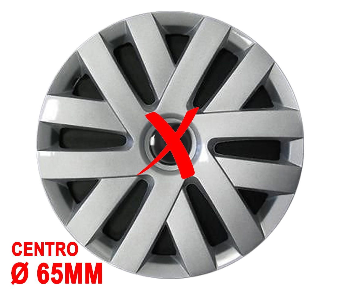 TAMPÕES JANTES PARA VW POLO 2009» 493-15VW FARAD