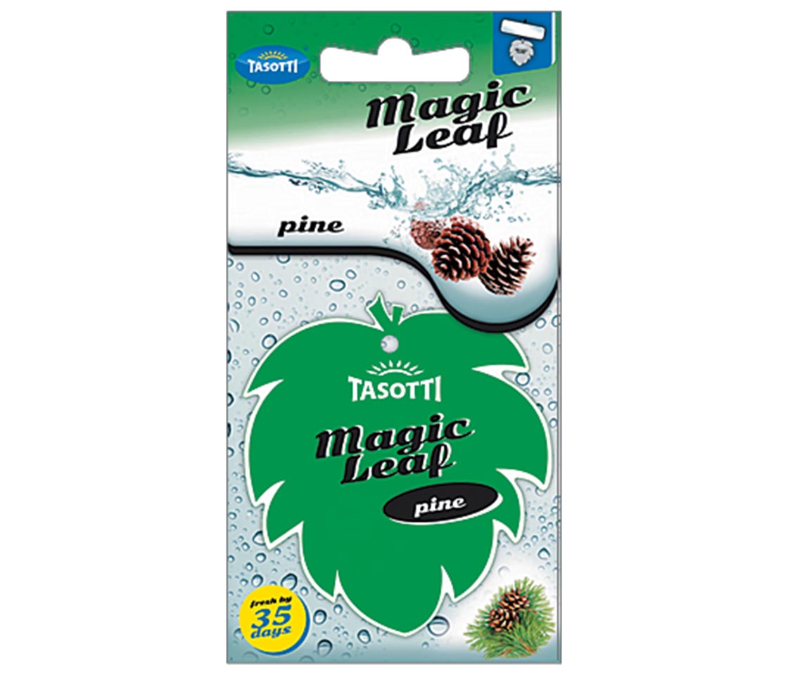 AMBIENTADOR TASOTTI MAGIC LEAF PINE PARA CARRO & CASA