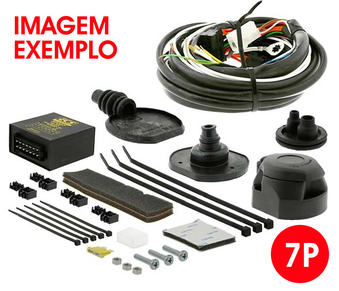  KIT ELÉCTRICO 7 POLOS UNIVERSAL COM PDC