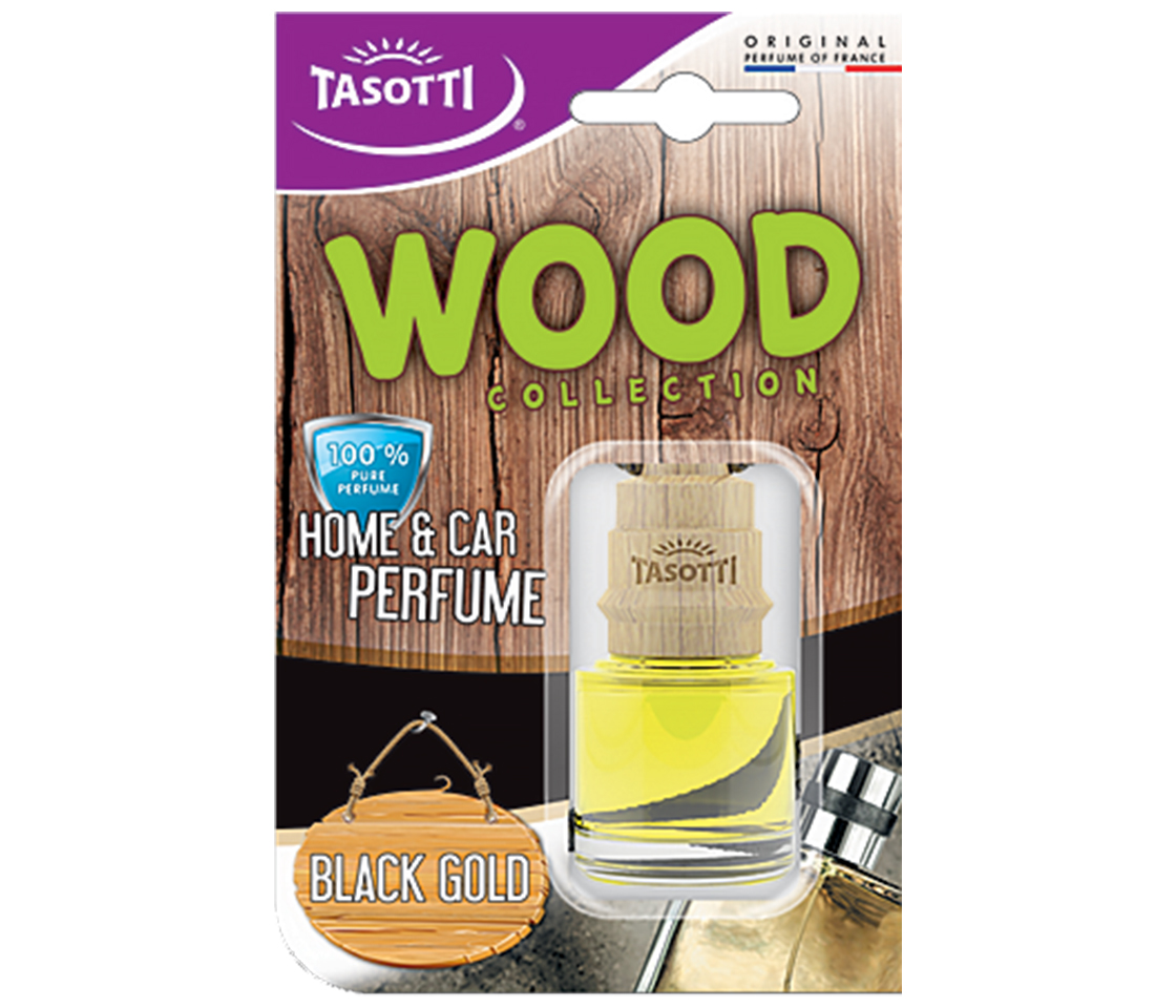 AMBIENTADOR TASOTTI WOOD 7ML BLACK GOLD PARA CARRO & CASA