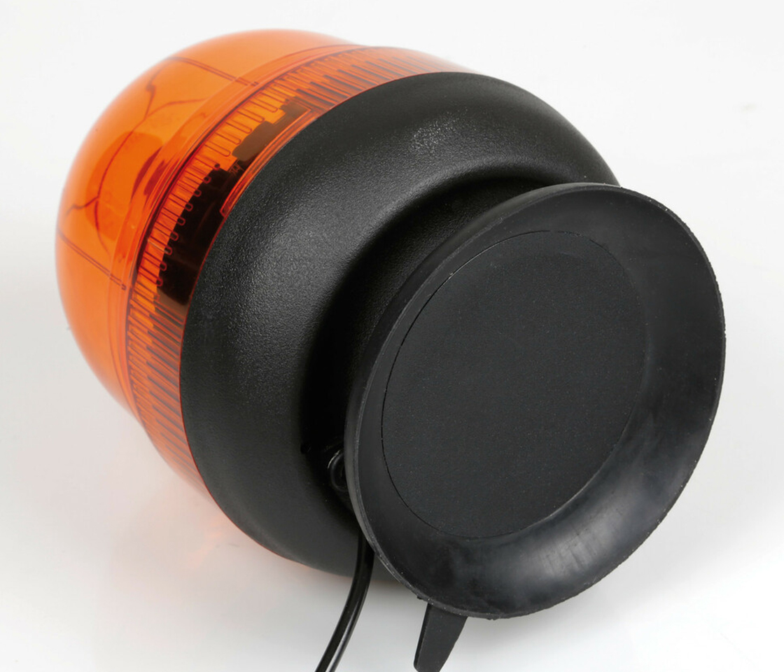 PIRILAMPO LED LARANJA VENTOSA & MAGNÉTICO 12/24V LAMPA