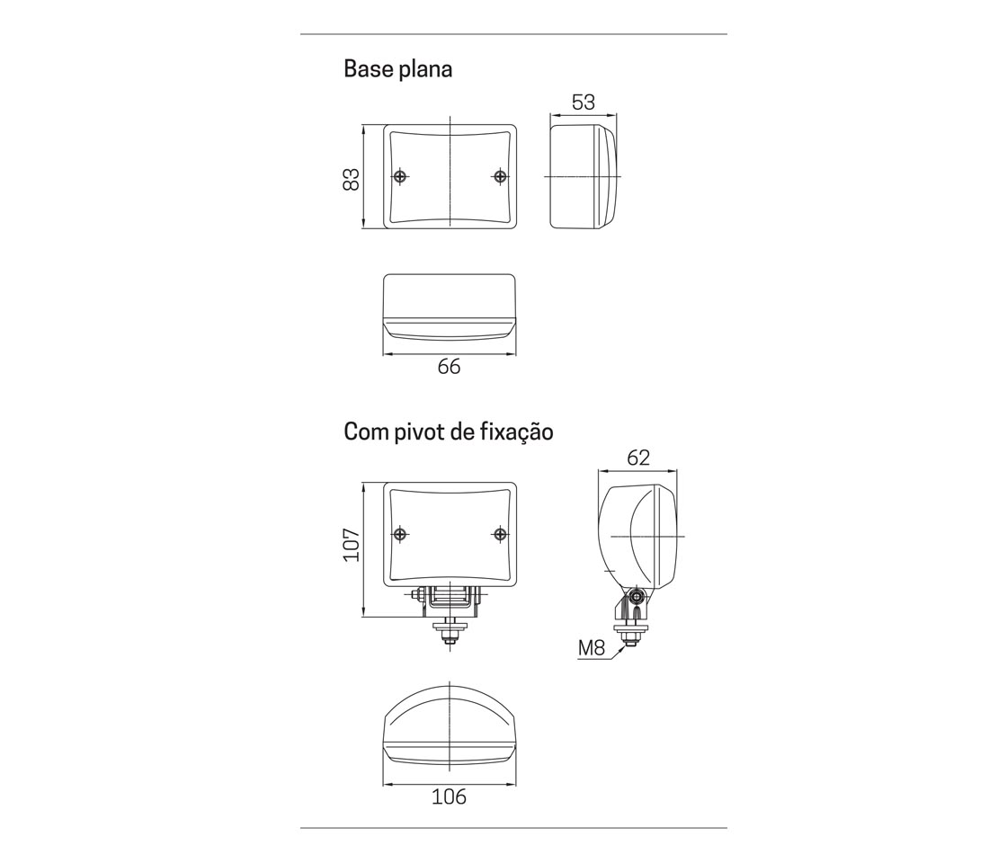 FAROLIM VERMELHO NEVOEIRO BASE