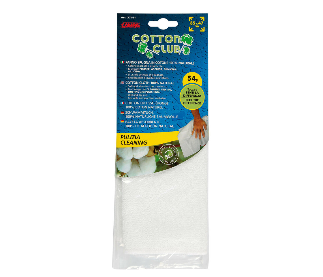 TOALHA LIMPEZA COTTON CLUB 35x47CM 54G LAMPA 37161