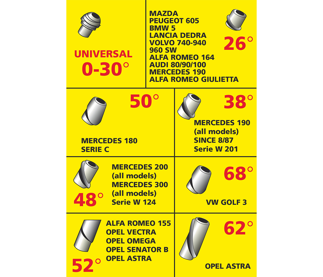 ANTENA ELÉTRICA UNIVERSAL 12V, 8 ADAPTADORES 40280 LAMPA