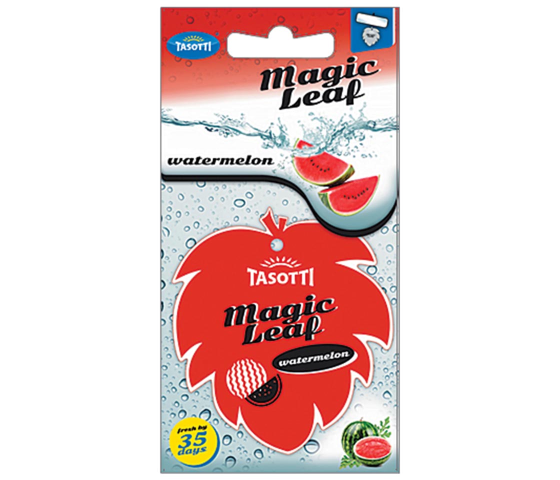AMBIENTADOR TASOTTI MAGIC LEAF WATERMELON PARA CARRO & CASA