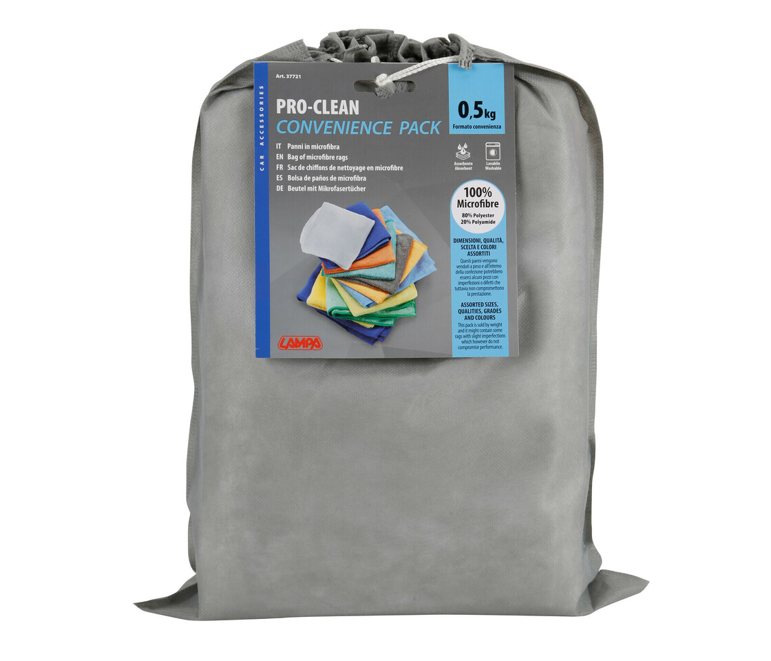 KIT PANOS MICROFIBRA PRO-CLEAN 0,5KG 37721