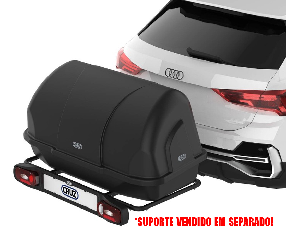 MALA DE TRANSPORTE TRASEIRA APEX 400NT PARA ENGATE REBOQUE CRUZ 940-540