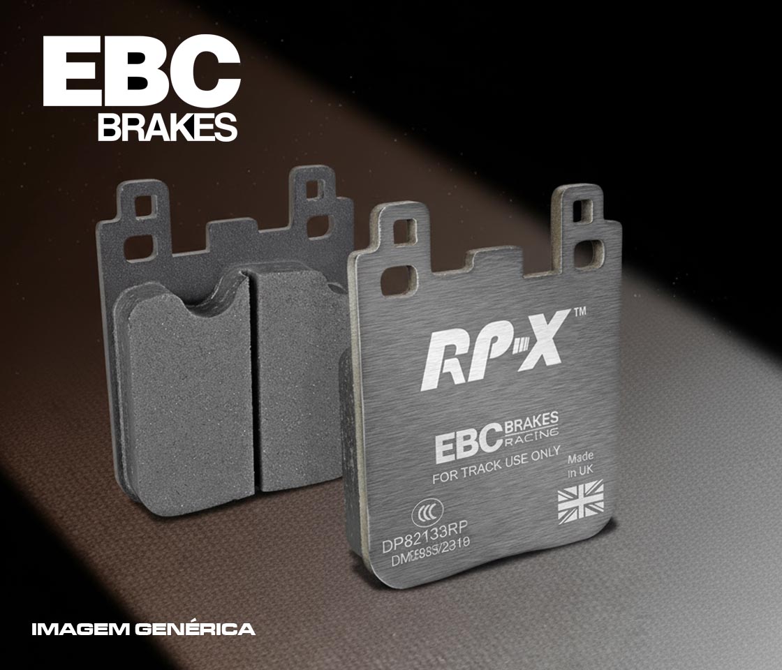 CALÇOS / PASTILHAS TRAVÃO RP-X ASTON MARTIN DB7 94» EBC BRAKES DP8002RPX