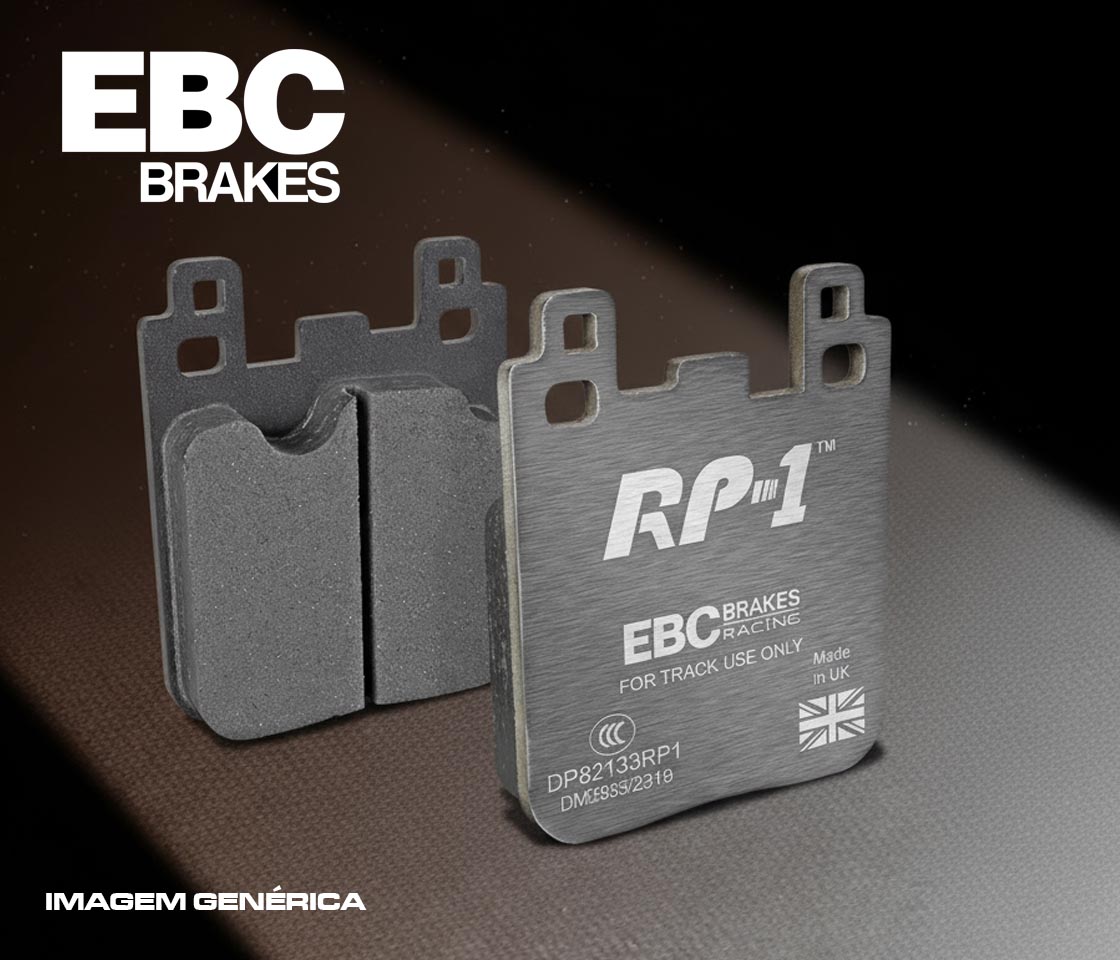 CALÇOS / PASTILHAS TRAVÃO RP-1 LOTUS ESPRIT S4 96»03 EBC BRAKES DP8008RP1