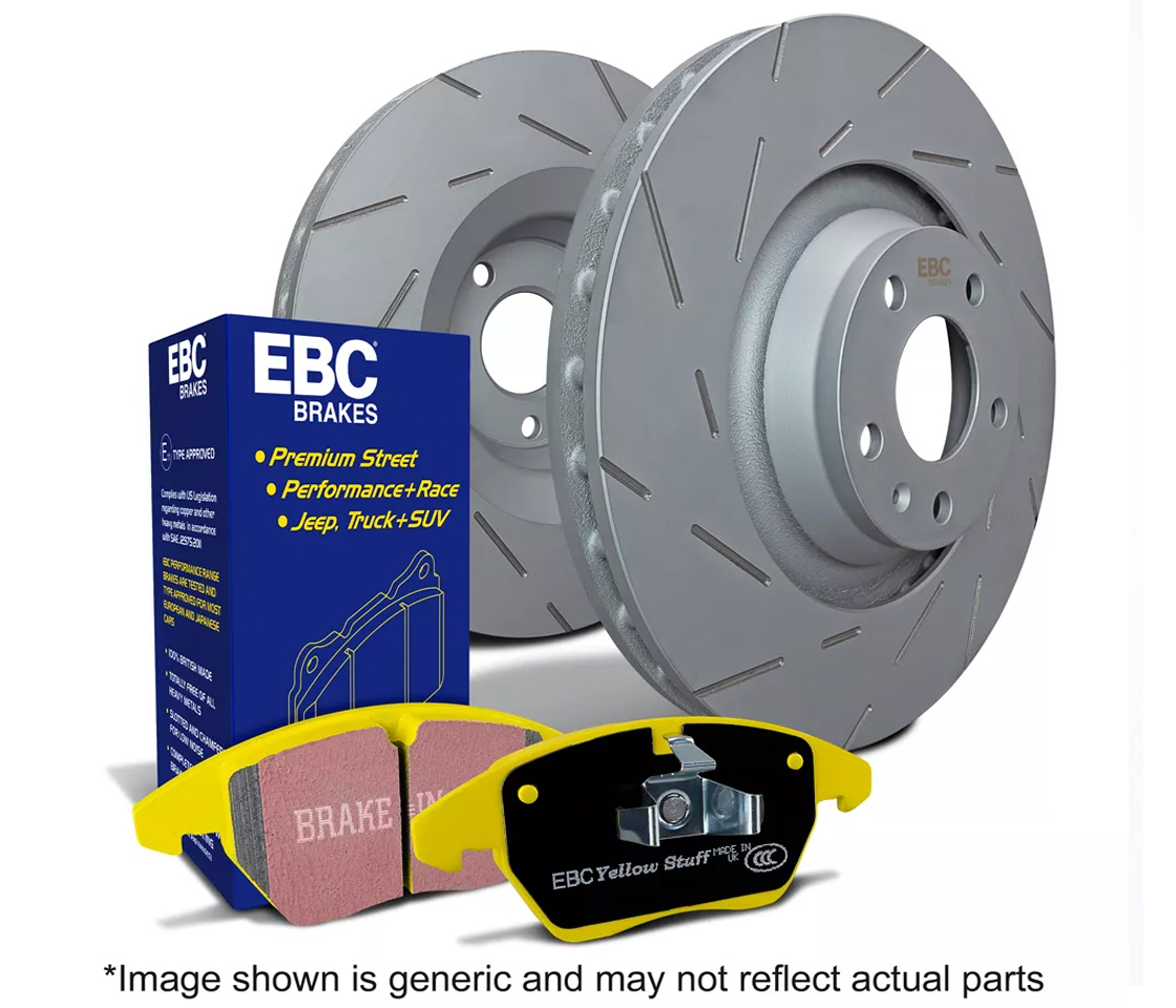 KIT CALÇOS TRAVÃO + DISCOS TRAVÃO EBC BRAKES DP42153R+USR1416     PD08KR412