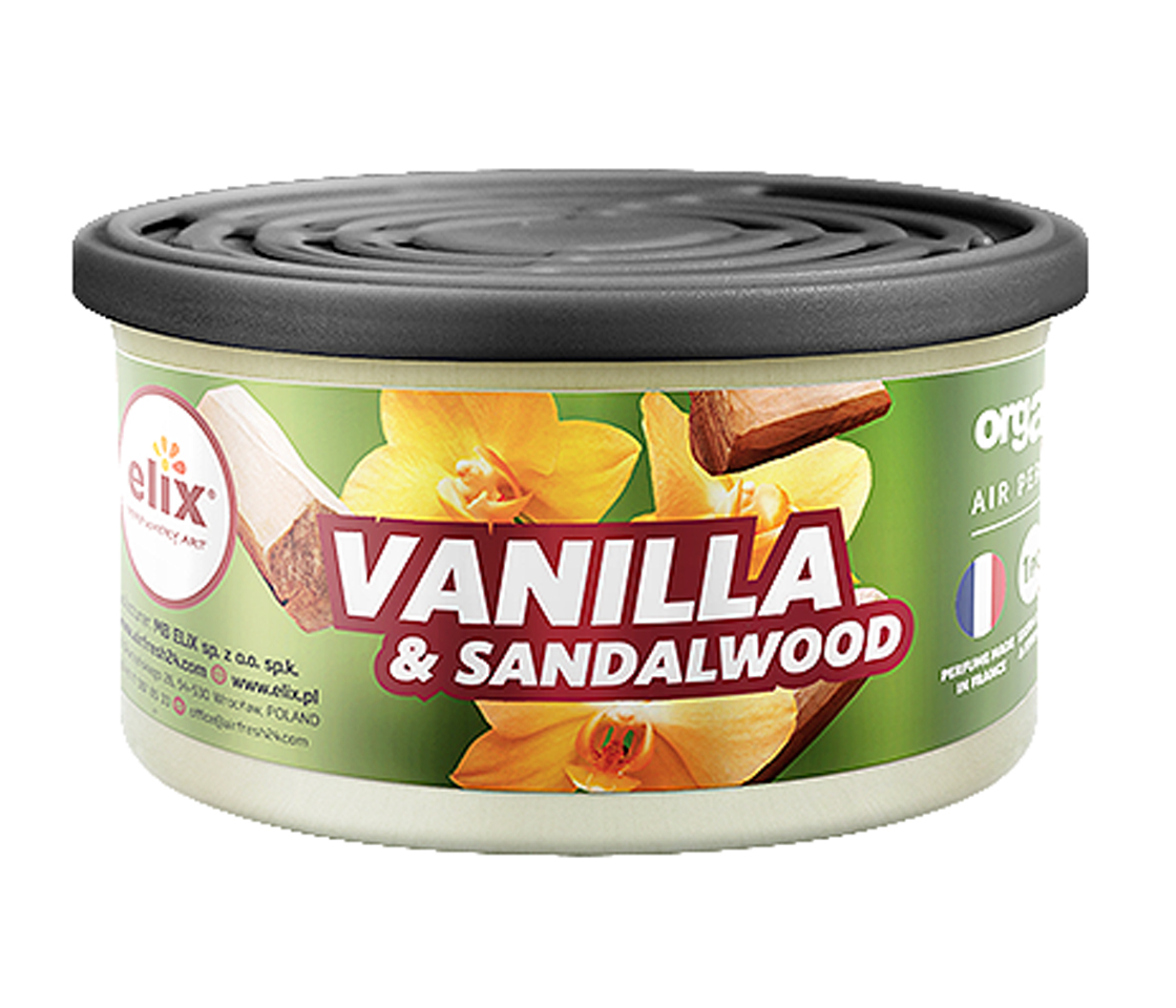AMBIENTADOR CARRO / CASA ELIX ORGANIC VANILLA & SANDALWOOD