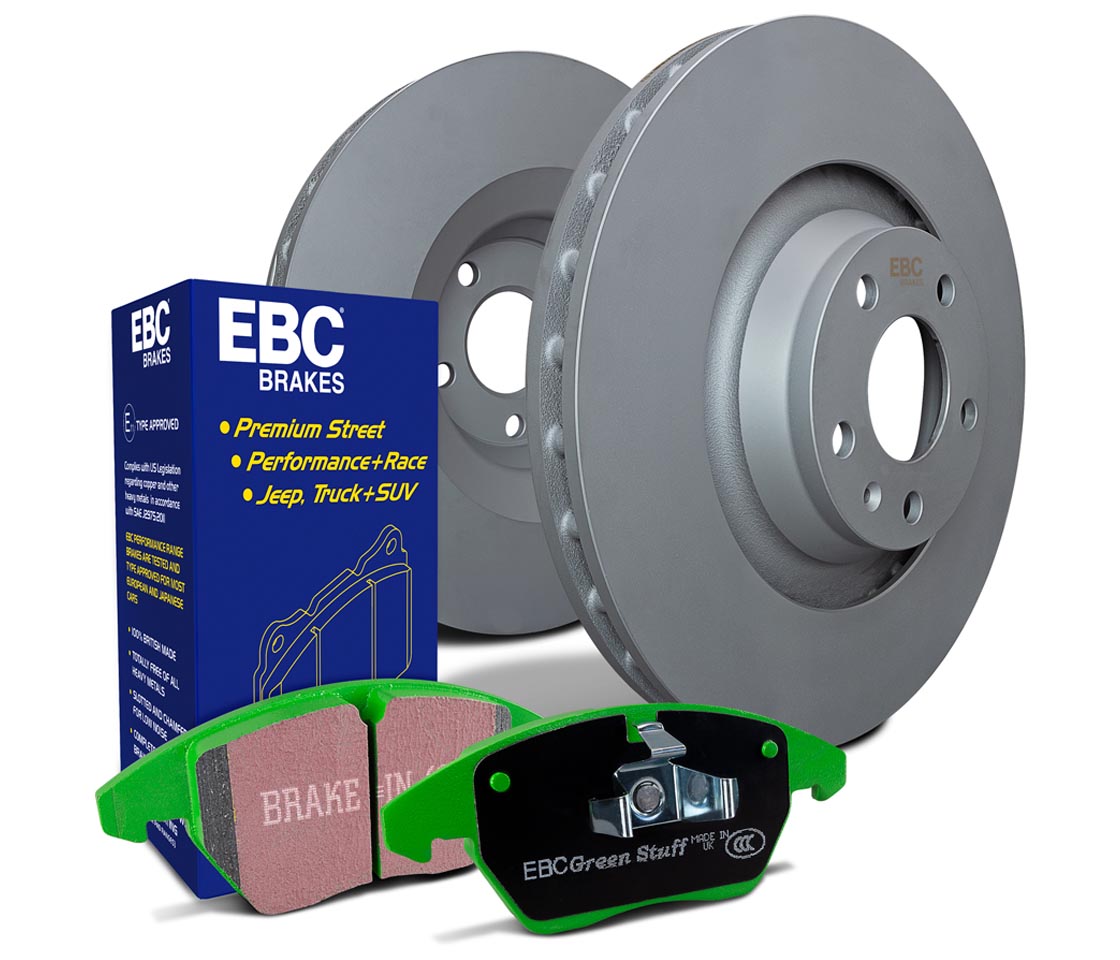 KIT CALÇOS TRAVÃO + DISCOS TRAVÃO EBC BRAKES DP22312+D1928  PD01KF1746