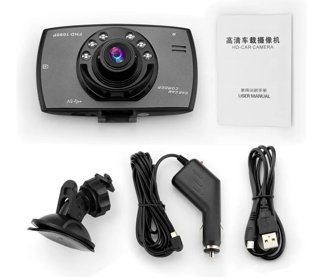 CAMARA TABLIER / DASH CAM FRONTAL LCD TFT 2.4   