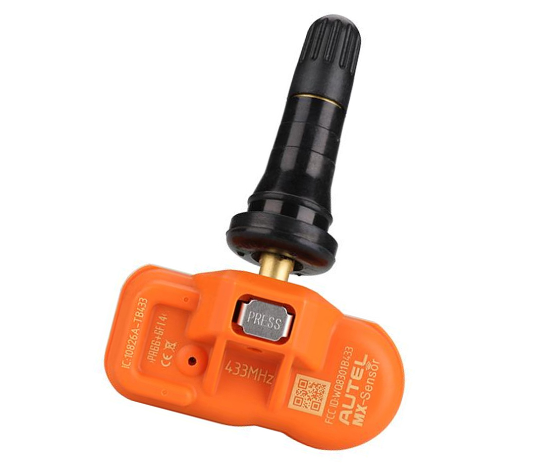 VÁLVULA / SENSOR TPMS AUTEL MX-SENSOR PROGRAMÁVEL BORRACHA 433MHZ SNAP-IN