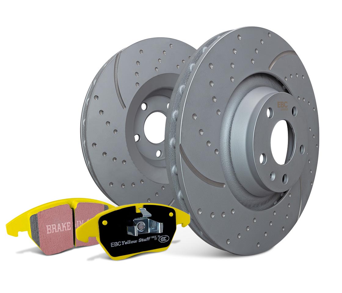 KIT CALÇOS TRAVÃO + DISCOS TRAVÃO EBC BRAKES GD1772 + DP42153     PD13KR037