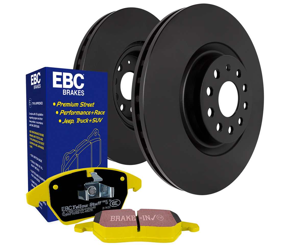 KIT CALÇOS TRAVÃO + DISCOS TRAVÃO EBC BRAKES DP42149R+D1963       PD03KF481