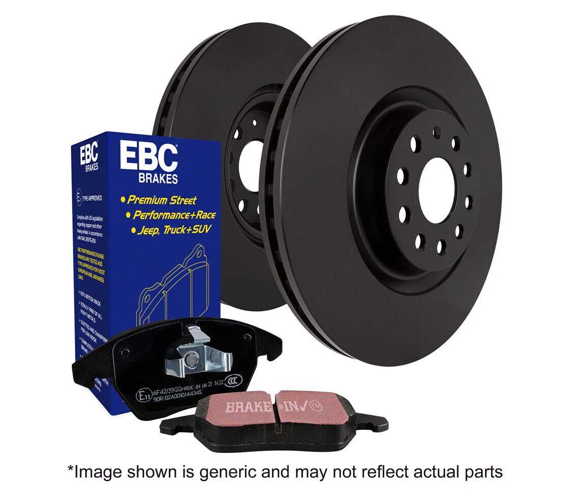 KIT CALÇOS TRAVÃO + DISCOS TRAVÃO EBC BRAKES PEUGEOT / OPEL DP940+D129 PDKF478