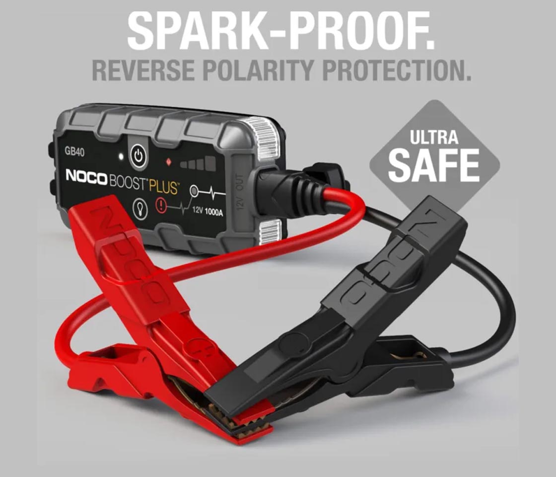 JUMPSTARTER / BOOSTER de ARRANQUE 1000A 12V NOCO PLUS LITHIUM GB40