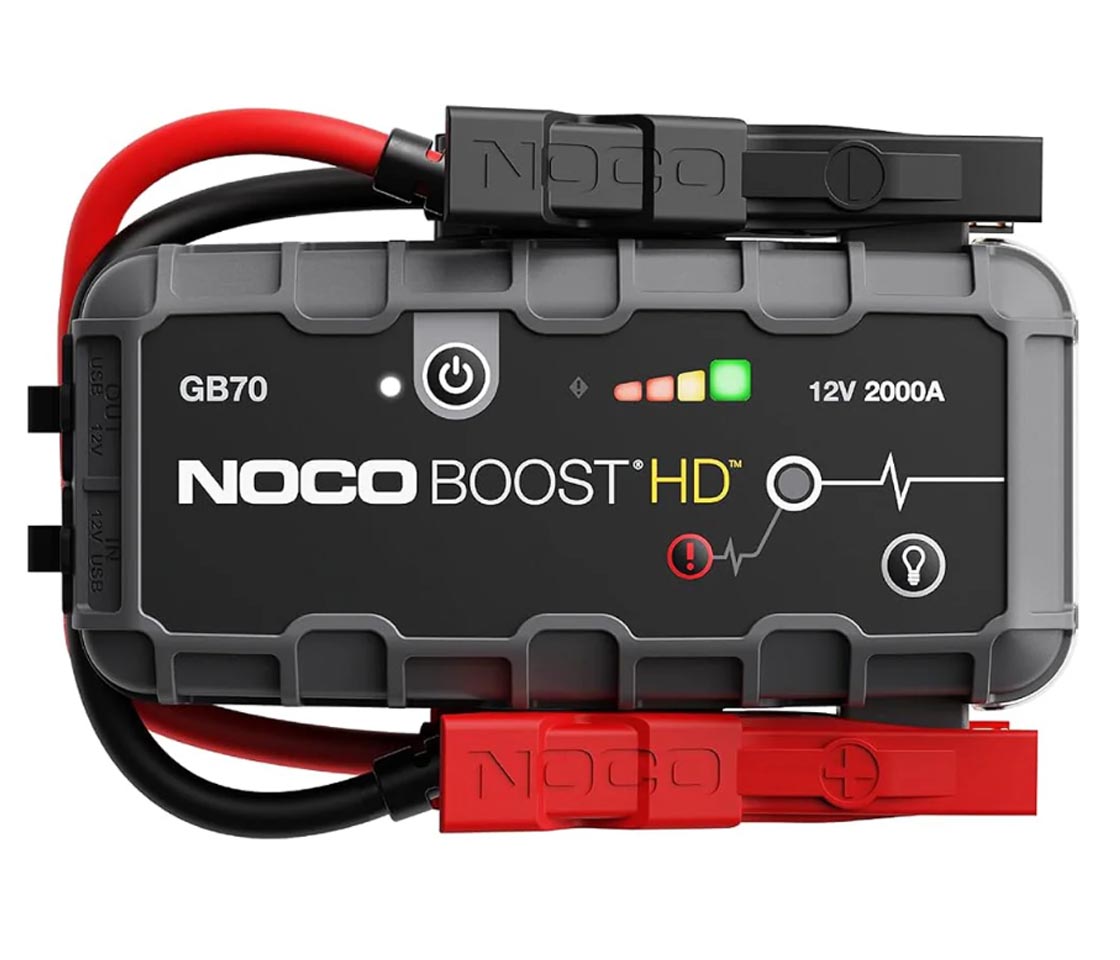 JUMPSTARTER / BOOSTER de ARRANQUE 2000A 12V NOCO HD LITHIUM GB70