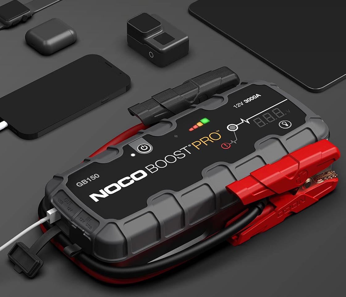 JUMPSTARTER / BOOSTER de ARRANQUE 3000A 12V NOCO BOOST PRO LITHIUM GB150