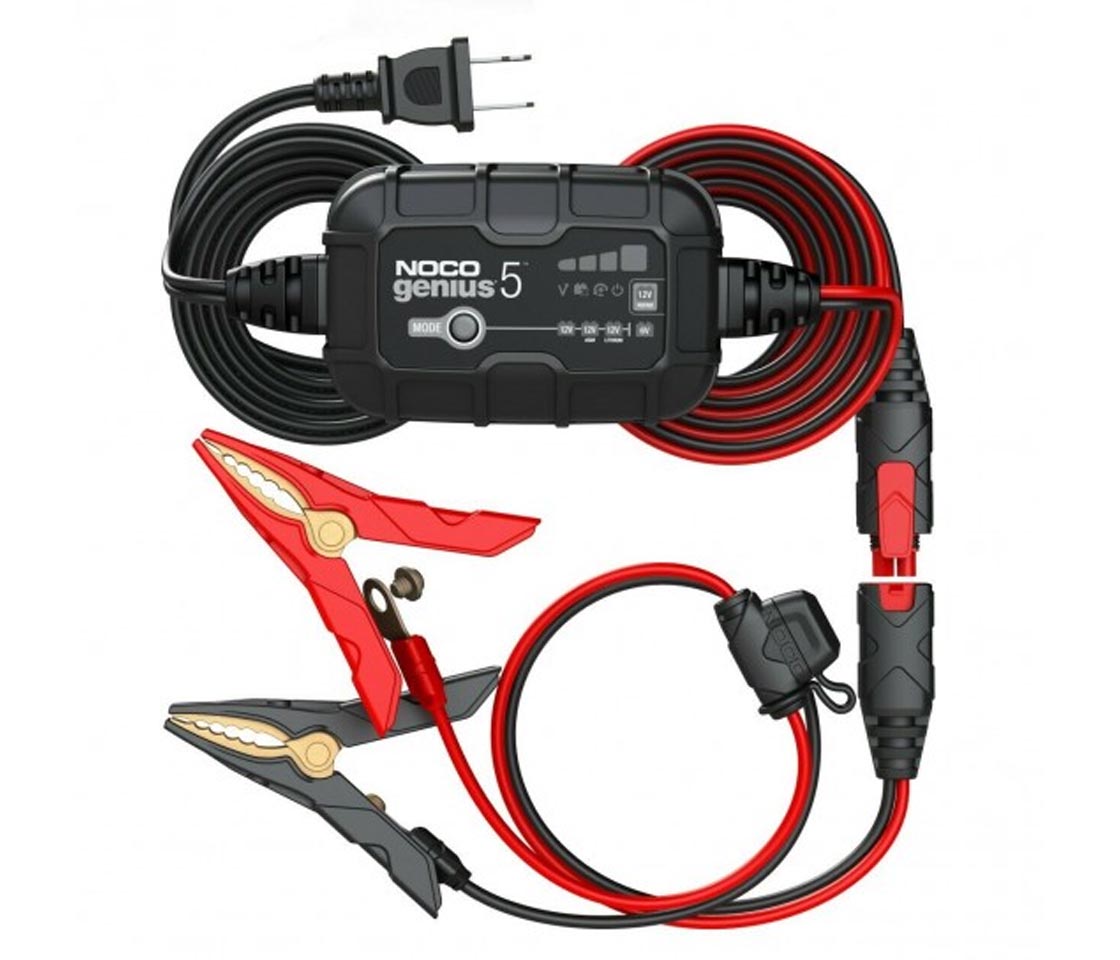 CARREGADOR INTELIGENTE BATERIAS 6 e 12V NOCO 5A GENIUS 5
