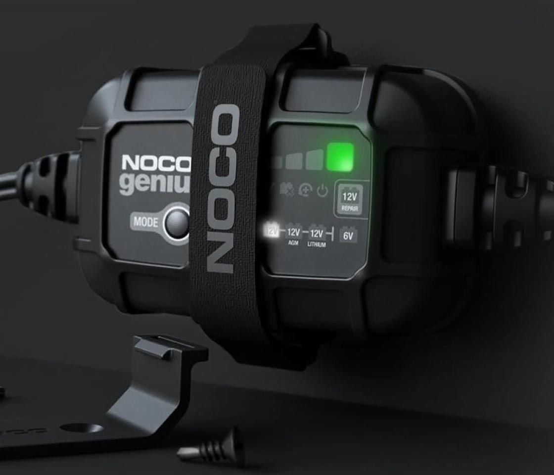CARREGADOR INTELIGENTE BATERIAS 6 e 12V NOCO 5A GENIUS 5