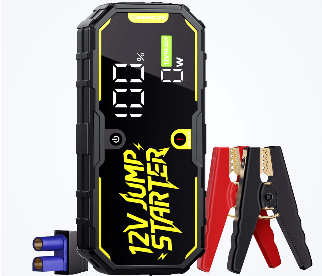 BOOSTER / JUMPSTARTER de ARRANQUE 2200A 12V JFEGWO F40-BASIC