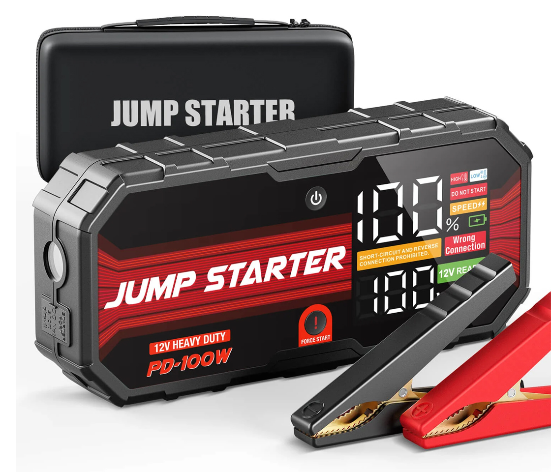 BOOSTER / JUMPSTARTER de ARRANQUE 5000A 12V JFEGWO F40-10200PRO