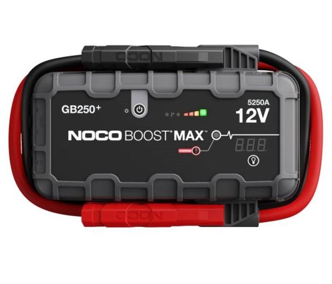 BOOSTER / JUMPSTARTER de ARRANQUE 5250A 12V NOCO BOOST MAX GB250 BOOSTER / JUMPSTARTER de ARRANQUE 5250A 12V NOCO BOOST MAX GB250