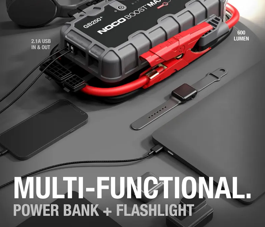 BOOSTER / JUMPSTARTER de ARRANQUE 5250A 12V NOCO BOOST MAX GB250