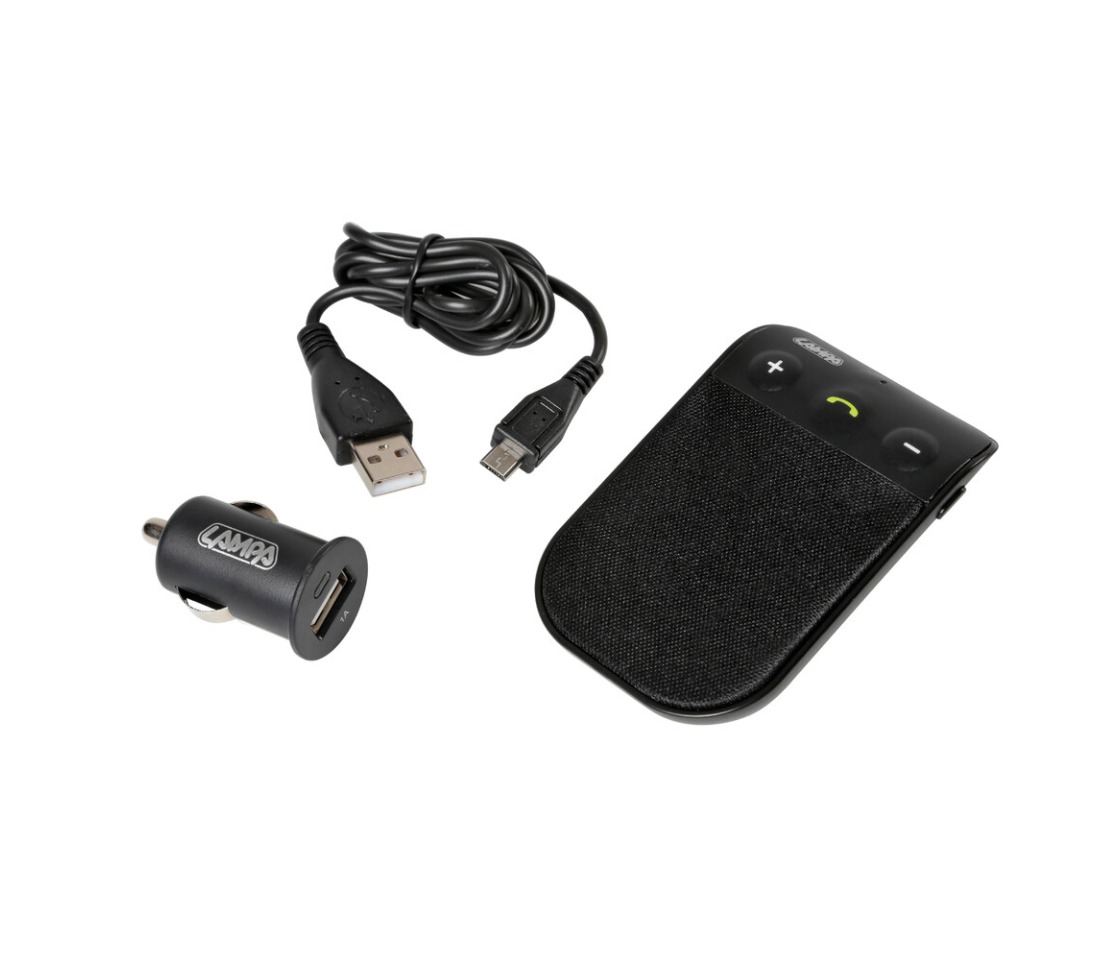 KIT MÃOS LIVRES PORTÁTIL BLUETOOTH 4.0 12/24V LAMPA 38907 