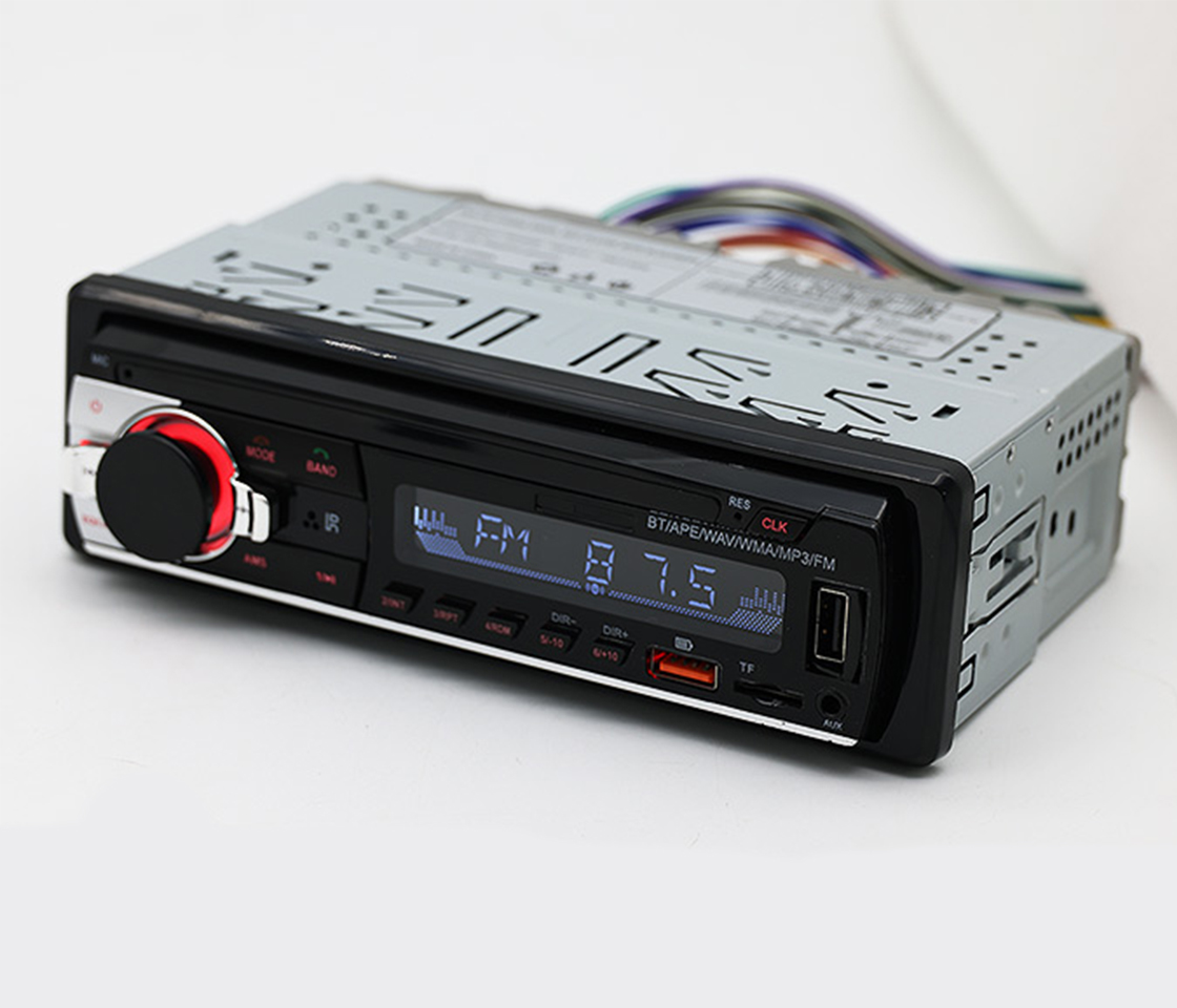AUTO RÁDIO MP3 BLUETOOTH DUAL USB SINGLE RED 24V CAMIÃO