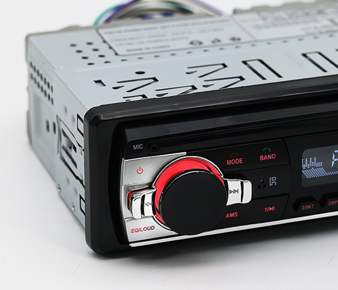 AUTO RÁDIO MP3 BLUETOOTH DUAL USB SINGLE RED 24V CAMIÃO