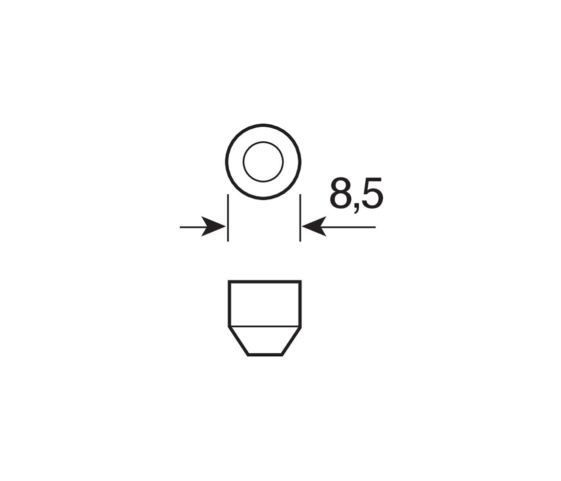 LAMPADA TUBULAR 44MM C10W SV8,5-8 LAMPA