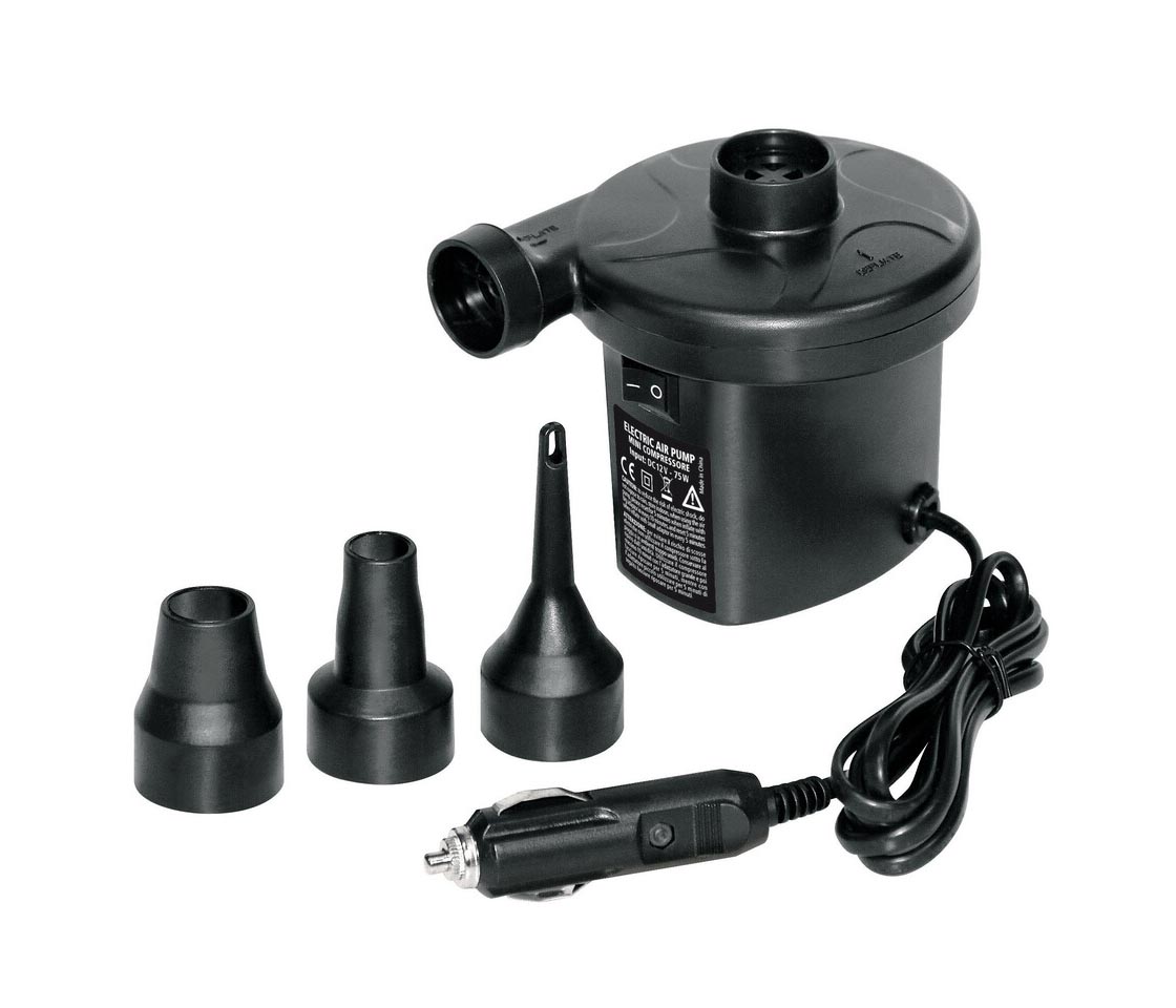 CAMA DE VIAGEM INSUFLÁVEL AIR BED+MINI COMPRESSOR12V LAMPA 72386