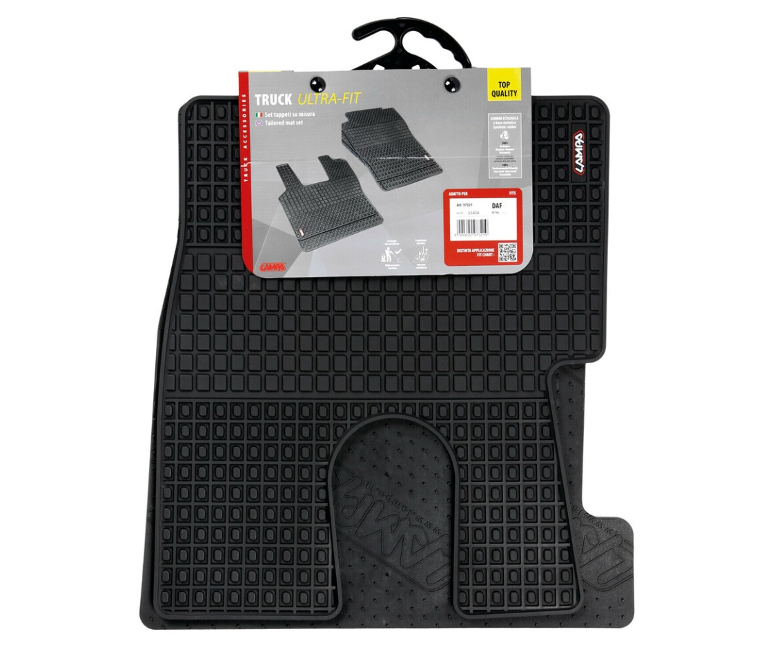 TAPETES BORRACHA ECO DAF XF106 12» LAMPA 97321