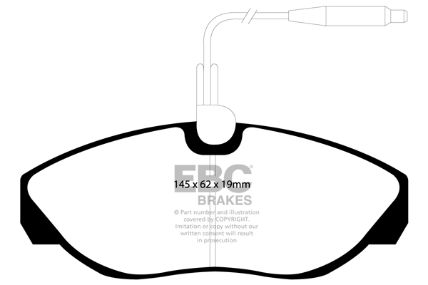 CALÇOS / PASTILHAS TRAVÃO EBC ULTIMAX CITROEN RELAY DP1024