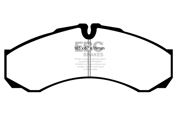 CALÇOS / PASTILHAS TRAVÃO EBC ULTIMAX FIAT DP1294